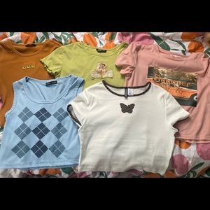 Bundle of 5 Cute Shirts 🌞💕